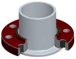 lap joint flange with outline